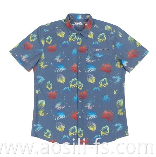 Mens poly spandex shirts